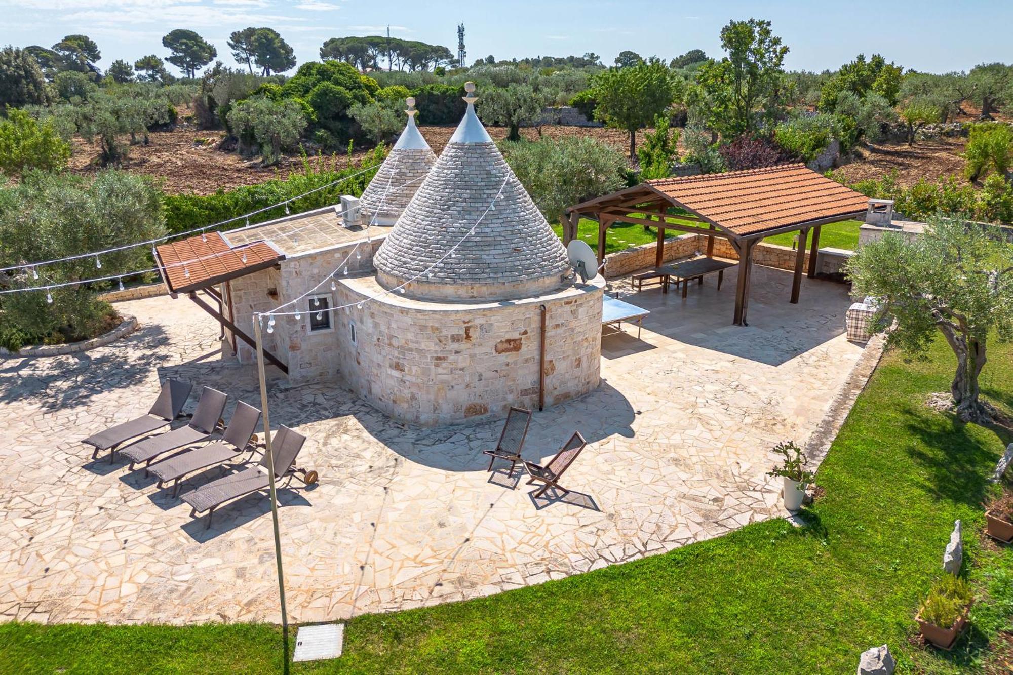 Villa Palmirotta Trulli Relais Castellana Grotte Exterior foto