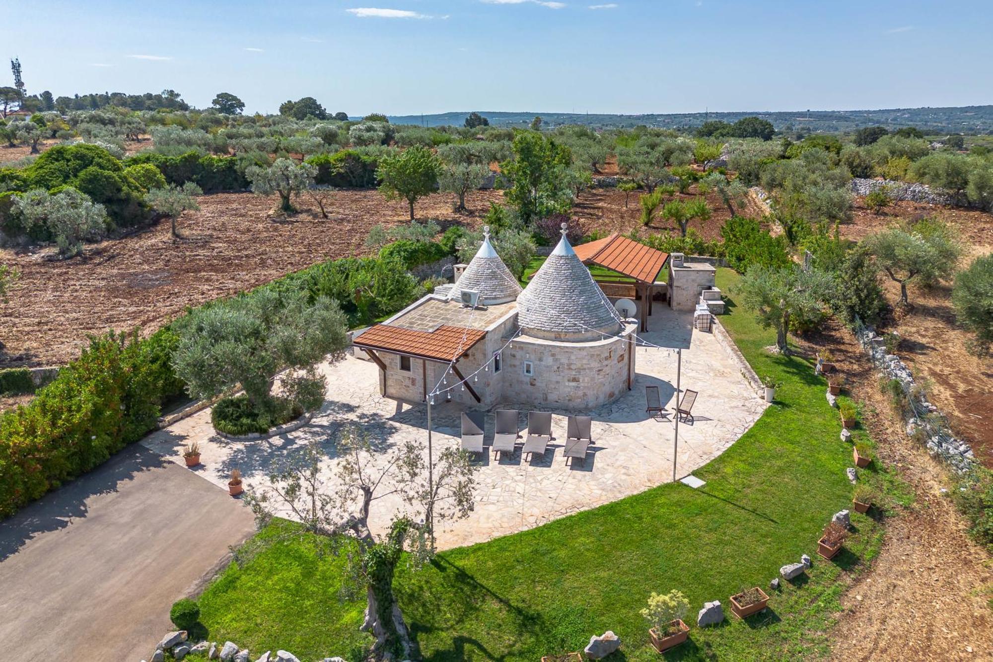 Villa Palmirotta Trulli Relais Castellana Grotte Exterior foto